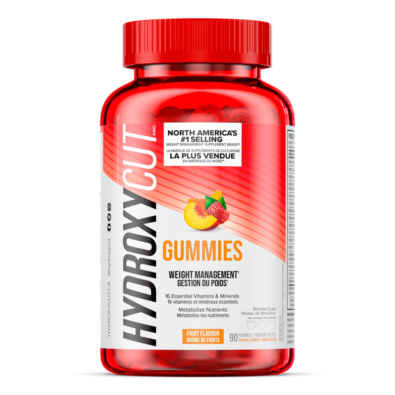 Hydroxycut Gummies Weight Loss Gummies for Women Men Caffeine