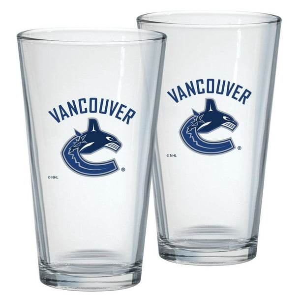 Verres à cocktail à logo des Canucks de Vancouver de la LNH
