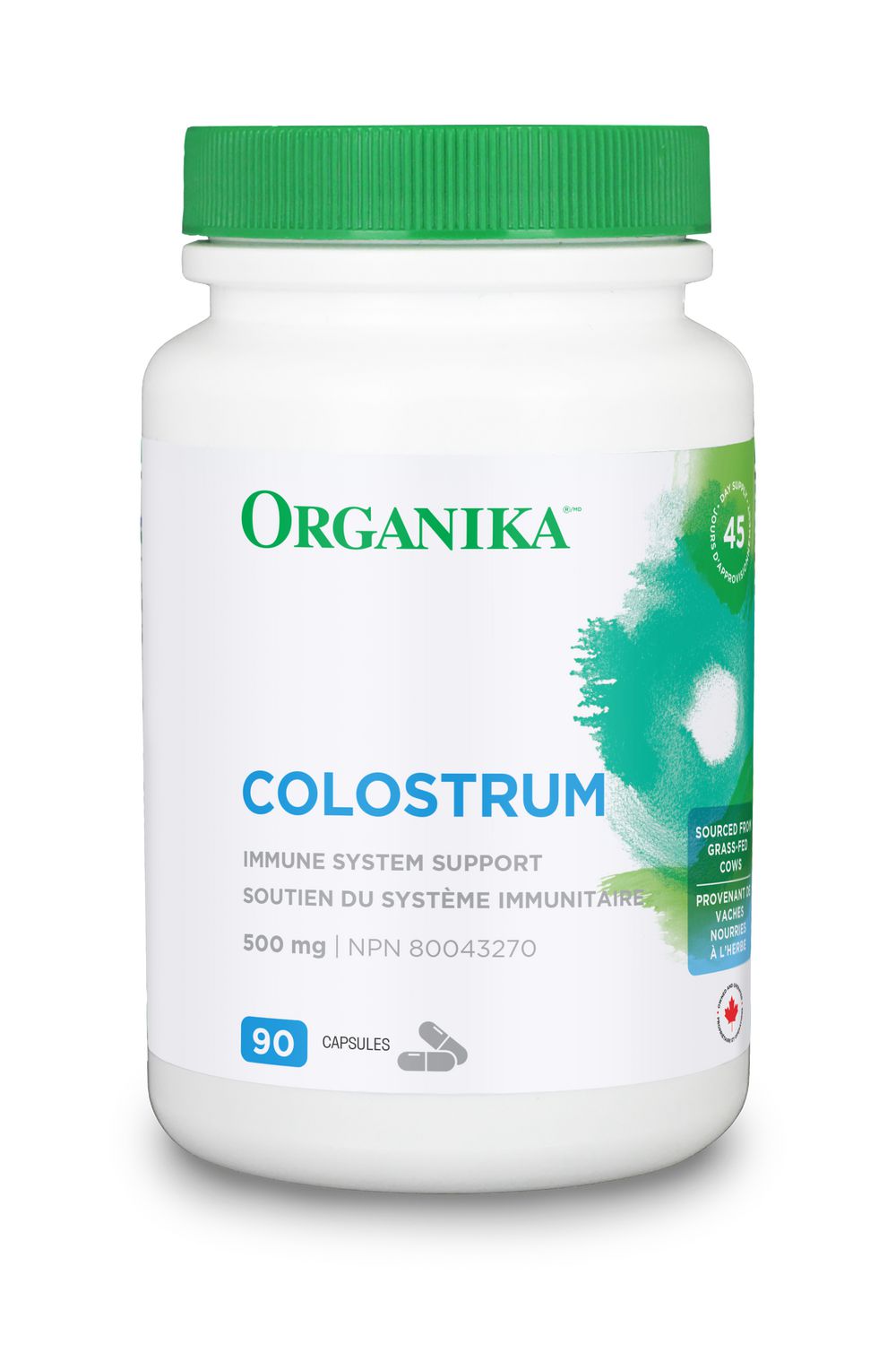 Organika Colostrum Bovine 500Mg 90Cap