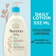 Aveeno Baby Lotion quotidienne, crème hydratante pour la peau sensible de bébé - avoine naturelle, sans parfum 532 ml – image 2 sur 5