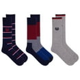 thumbnail image 1 of Chaps Mens Casual 3 Pair Crew Socks, 1 of 3