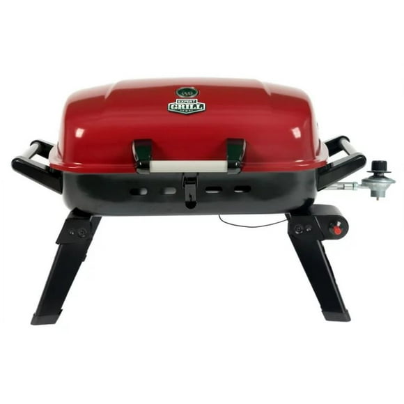 Expert Grill 20” 10,000 BTU Portable Table Top Propane Gas Grill, Red, GBT2126WRS-C, 248 Sq. In. cooking area