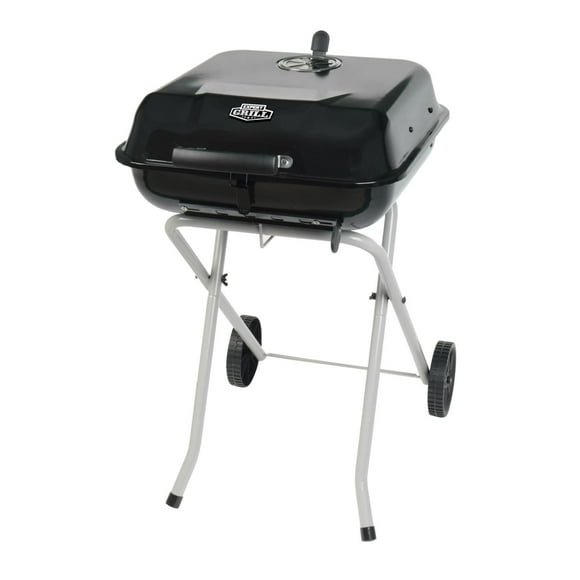 Expert Grill 17.5" Foldable Charcoal Grill, Black, CBC2405W-C, 302 Sq.In. total cooking area