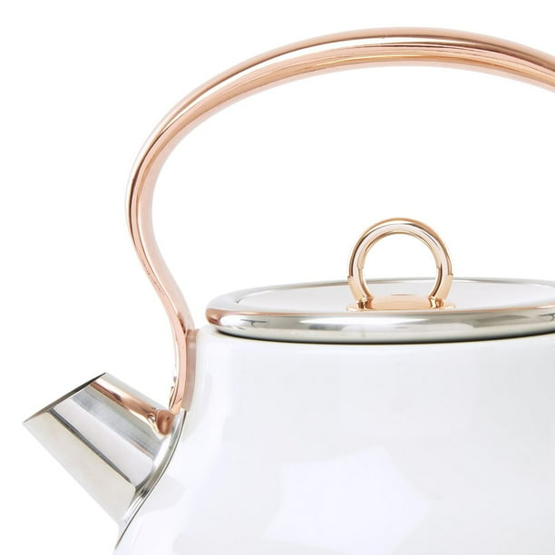 Haden Heritage 1.7L Stainless Steel Electric Cordless Kettle - Copper/Black  1 ct