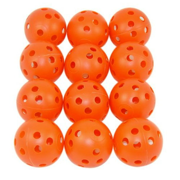 Balles de golf orange de pratique avec des trous Eagle Series