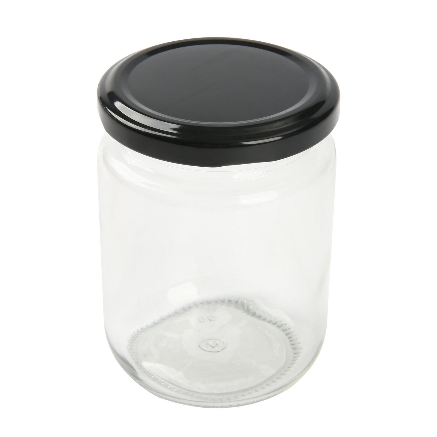 Pot à confiture en verre transparent 40 ml couvercle doré