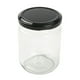 Mainstays 500ml Pot à confiture en verre avec couvercle en étain Mainstays 500ml pot de confiture en verre pratique – image 1 sur 5
