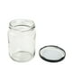 Mainstays 500ml Pot à confiture en verre avec couvercle en étain Mainstays 500ml pot de confiture en verre pratique – image 3 sur 5