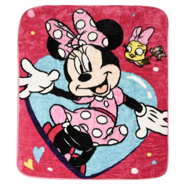 Disney Minnie Mouse Kids Throw Blanket , 40 x 50 