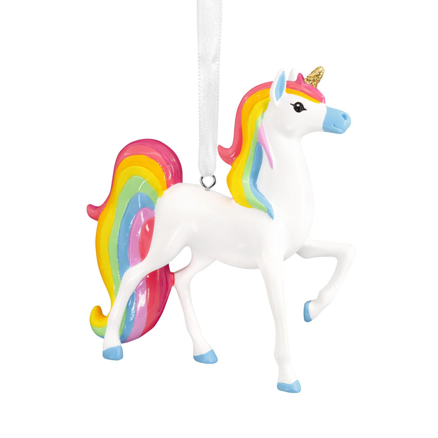 Hallmark Unicorn With Rainbow Mane Christmas Ornament, Walmart