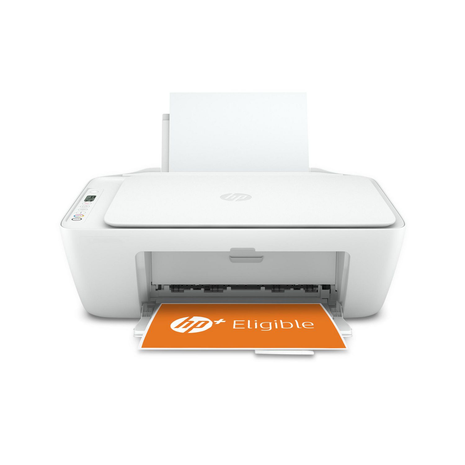 HP DeskJet 2752 B Wireless All-in-One Color Inkjet Printer for Home Office，  White-Print Scan Copy-Icon LCD Display， 4800 x 1200 dpi， WiFi， Blueto-