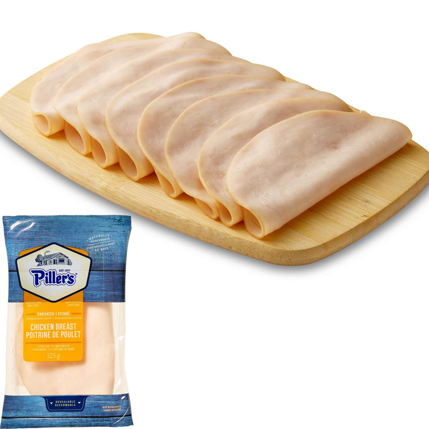 Piller’s Smoked Chicken Breast Slices, 125 g