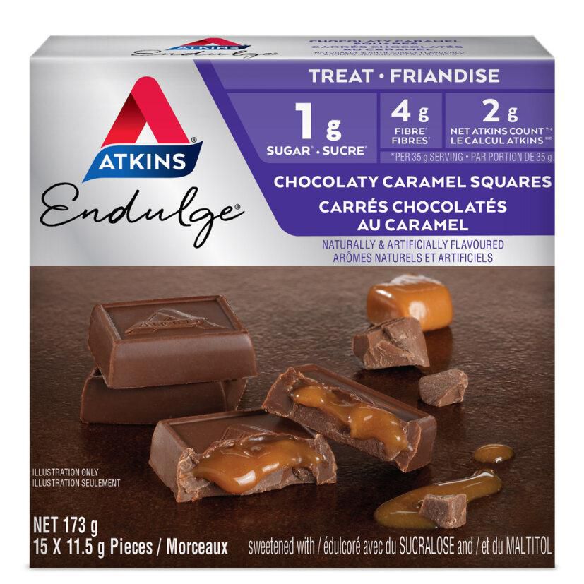 Atkins Endulge Chocolaty Caramel Squares