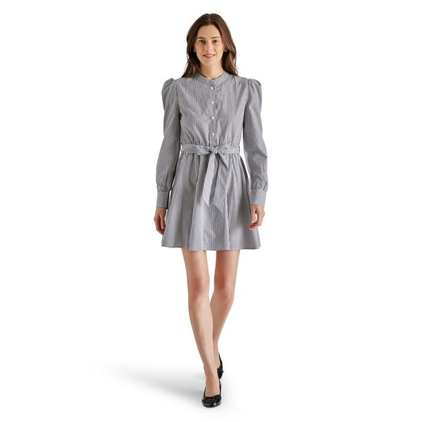 bb dakota grey dress BB Dakota by Steve Madden Marble Cake Dress Women's Dress Sycamore Green : SM (US 4) main image 0