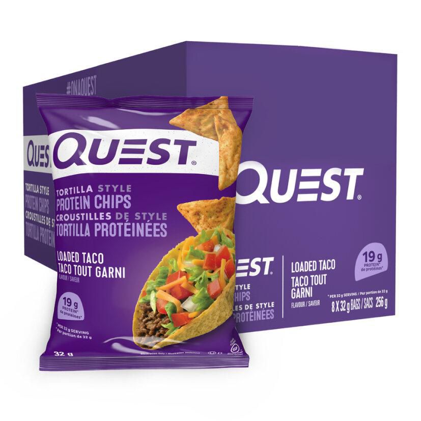 Quest Loaded Taco Toritilla Style Protein Chips