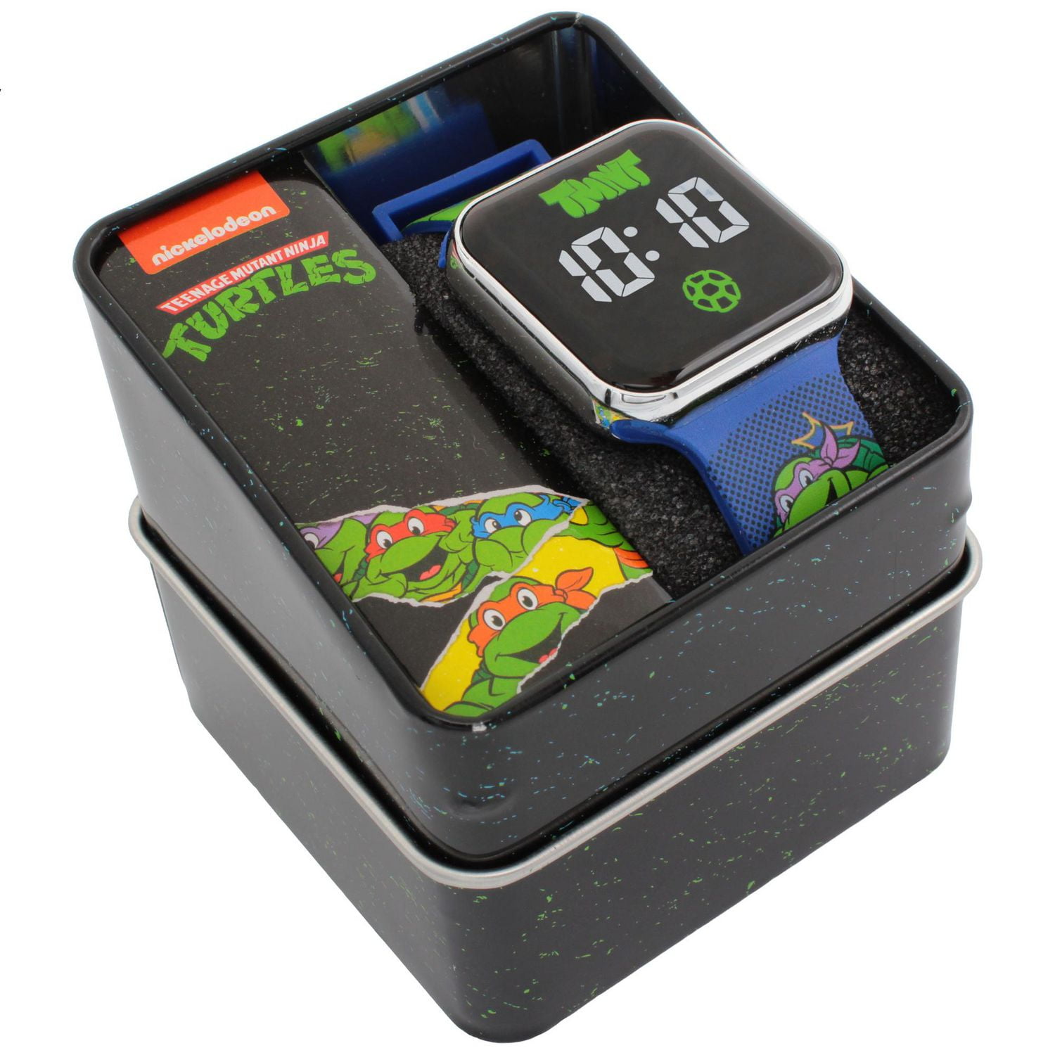 Montre Digitale LED Tortues Ninja pour Enfants – Design TMNT avec Boîte Cadeau Collector