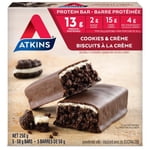 Atkins Cookies & Barre protéique de crème