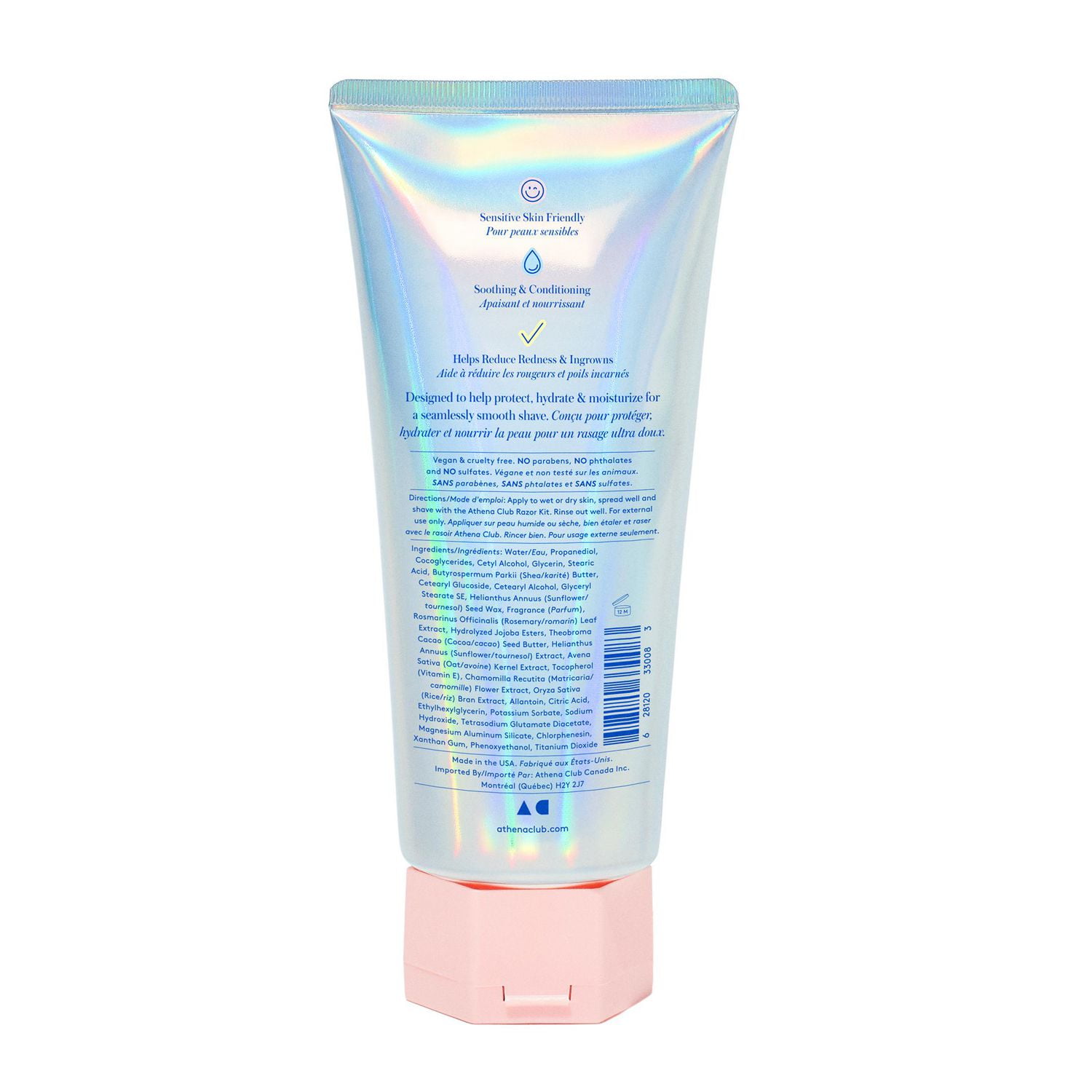 Athena Club Fluffy Shave Butter, Volume - 207 mL