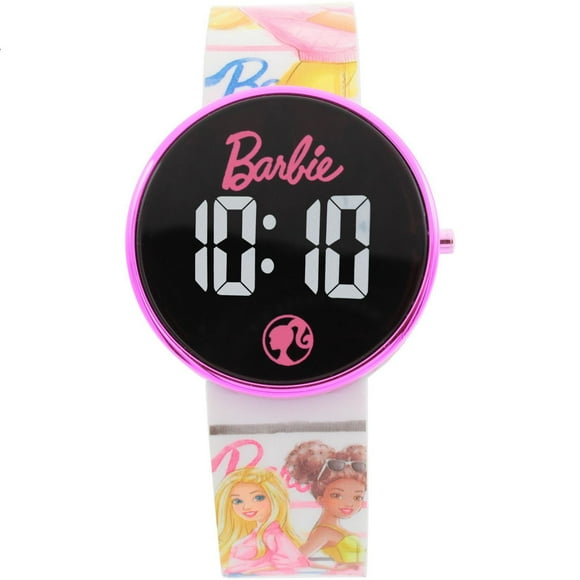 Barbie LED Digital Watch for Kids – Glam Pink Design with Collector’s Gift Tin