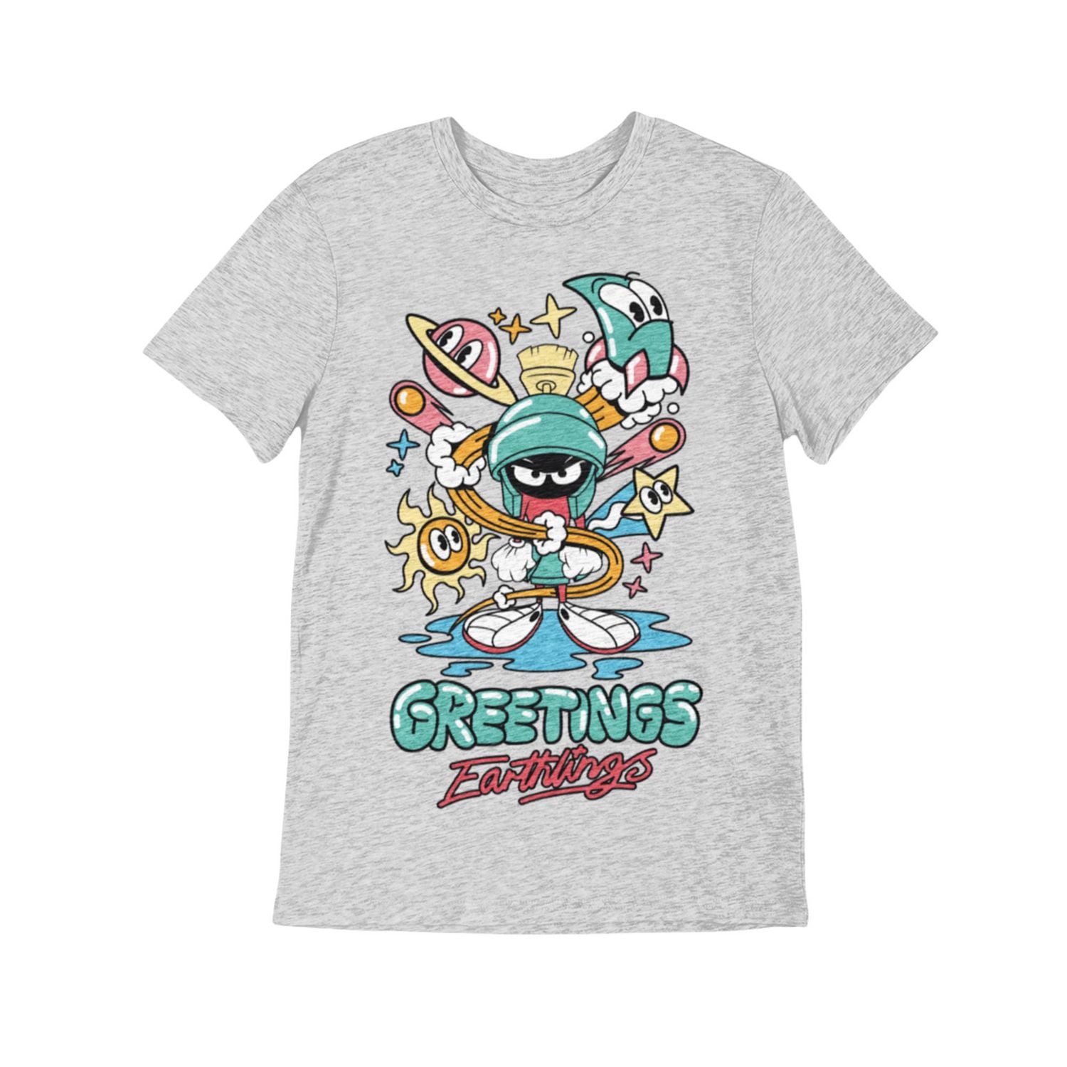 Looney Toons Boy's basic tee shirt. This boys crew neck tee shirt has short sleeves and a trendy print and