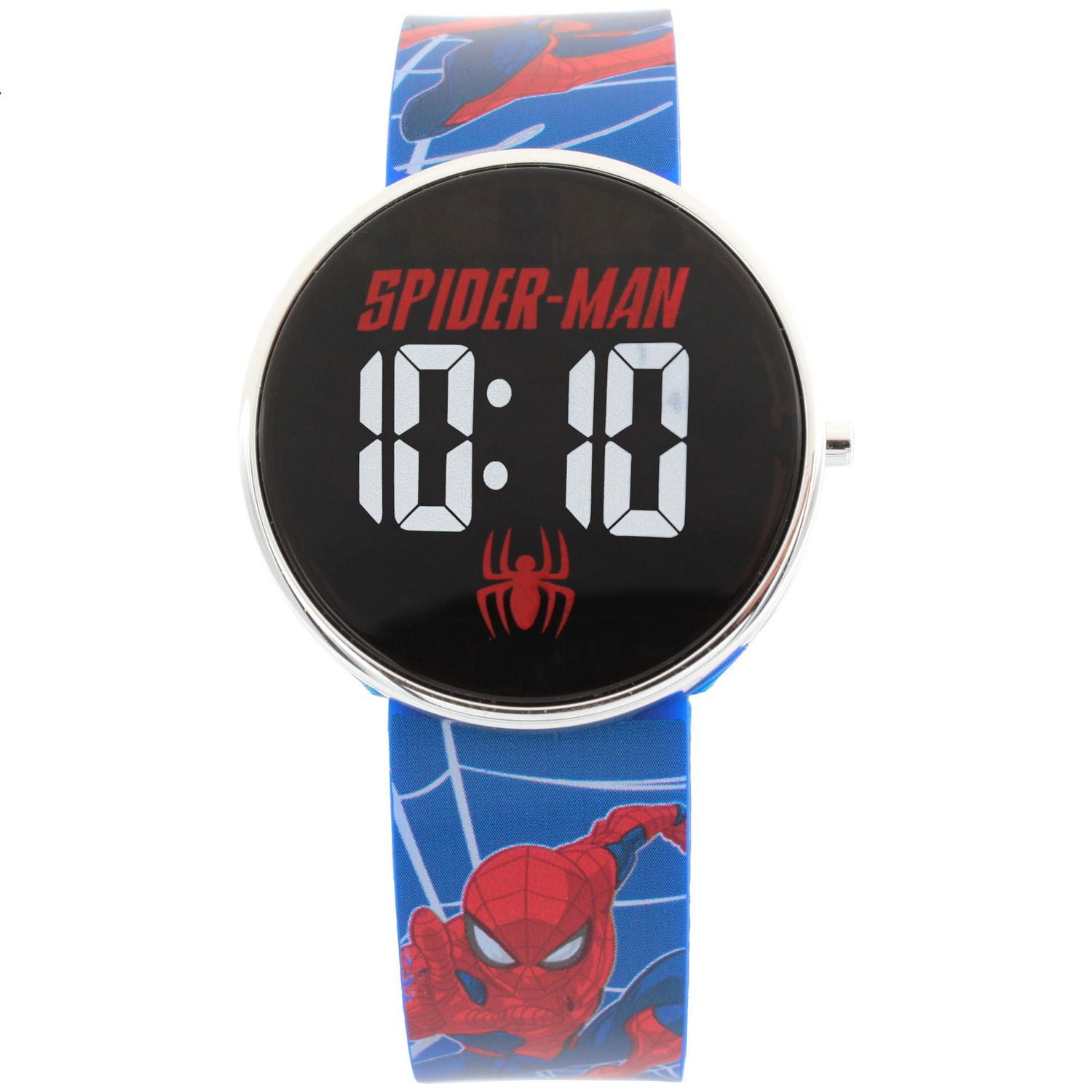 Spider-Man LED Digital Watch for Kids – Marvel Hero Design with Collector’s Gift Tin