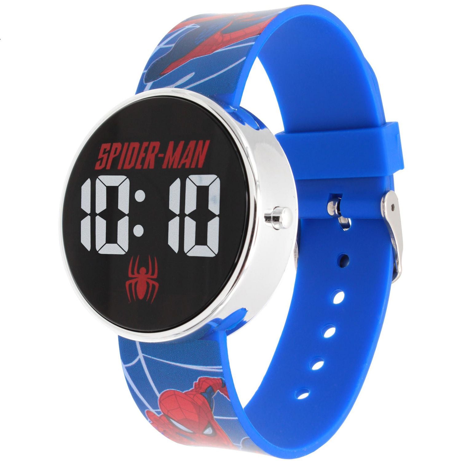 Spider-Man LED Digital Watch for Kids – Marvel Hero Design with Collector’s Gift Tin