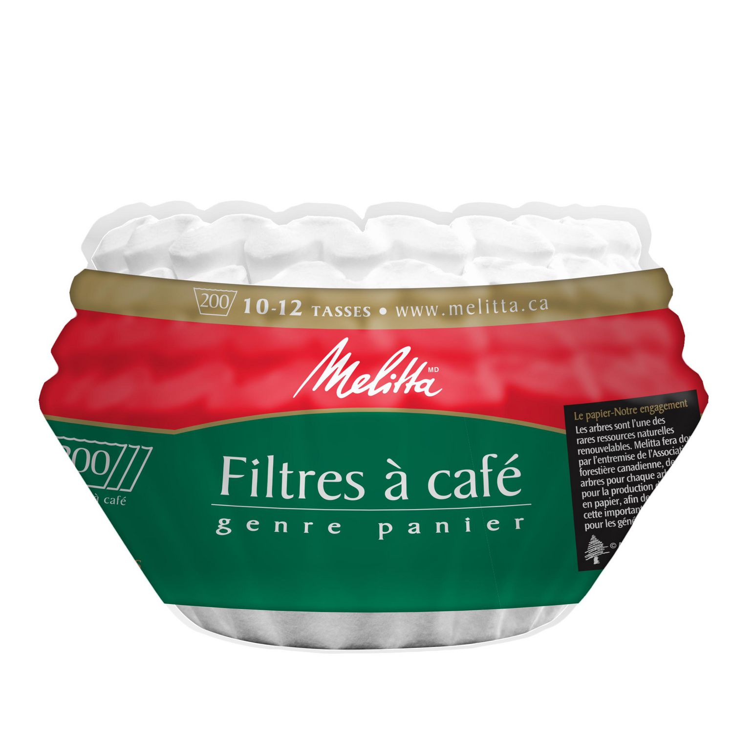 Melitta Basket Coffee Filters - 10-12 Cups, 200 Filters - Walmart.ca