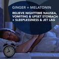 thumbnail image 3 of Gravol Ginger Nighttime Tablets with Melatonin - Nausea & Sleeplessness Relief, with 20 mg Organic Ginger Extract & 3 mg Melatonin, 3 of 7