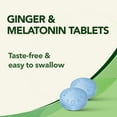 thumbnail image 4 of Gravol Ginger Nighttime Tablets with Melatonin - Nausea & Sleeplessness Relief, with 20 mg Organic Ginger Extract & 3 mg Melatonin, 4 of 7