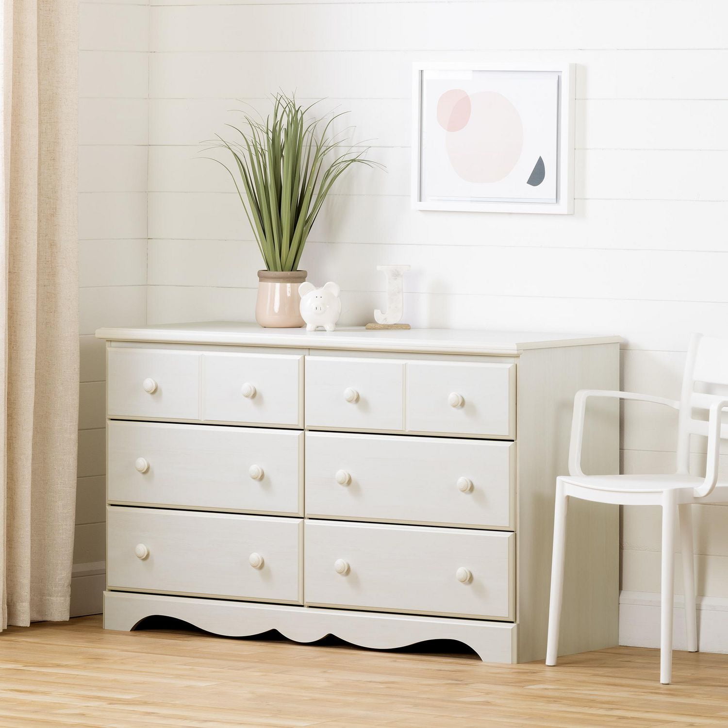 South Shore Summer Breeze 6Drawer Double Dresser Walmart Canada