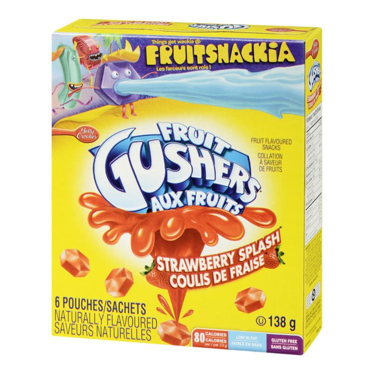 Fruit Gushers™ Strawberry Splash Fruit Flavoured Snacks Walmart Canada