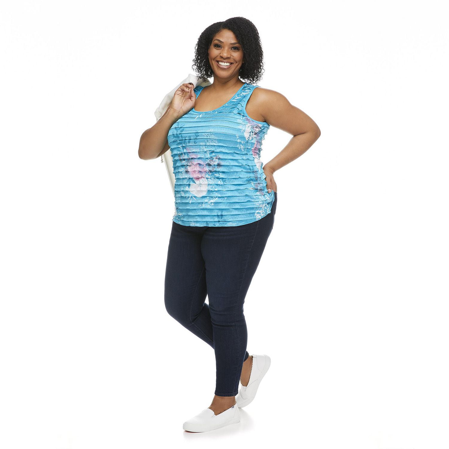 Penmans Plus Women's Ruffle Tier Tank