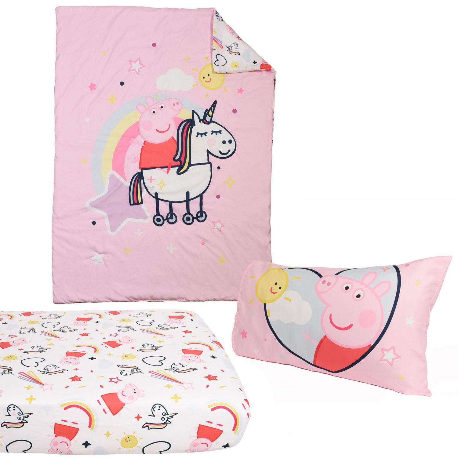 Peppa Pig 3Piece Toddler Bedding Set Walmart Canada