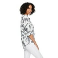thumbnail image 2 of Iyla Women's Printed Roll Cuff Shirt, 2 of 6
