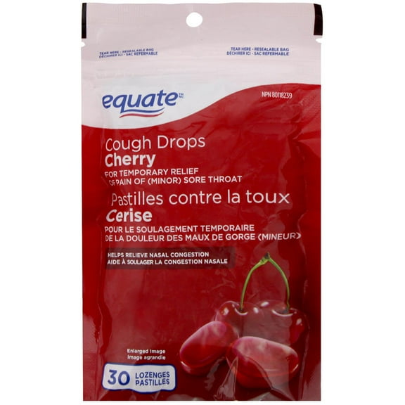 Equate Cherry Cough Drops