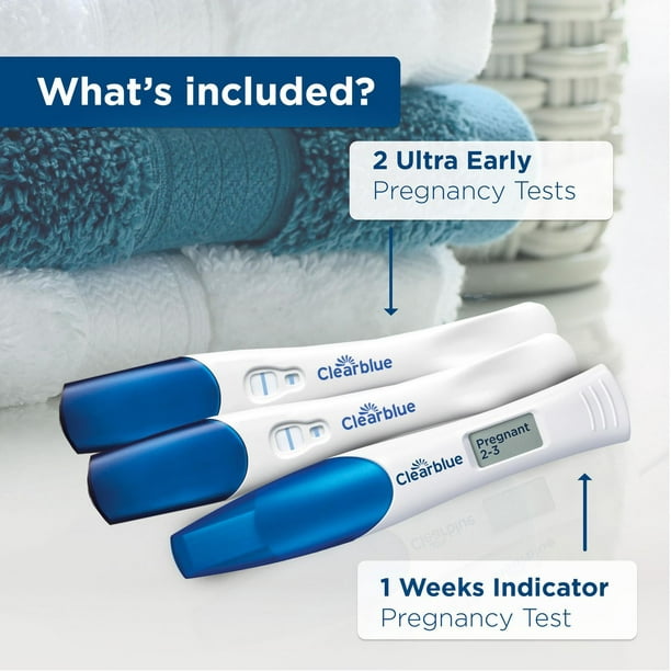 Clearblue Triple Check & Date Home Pregnancy Test Combo Pack