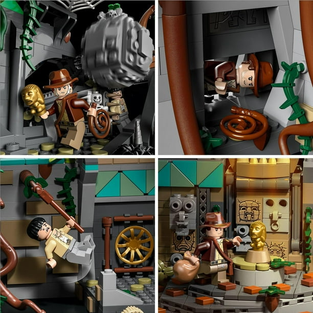 LEGO Indiana Jones Temple of the Golden Idol 77015 Building Kit (1,545  Pieces)