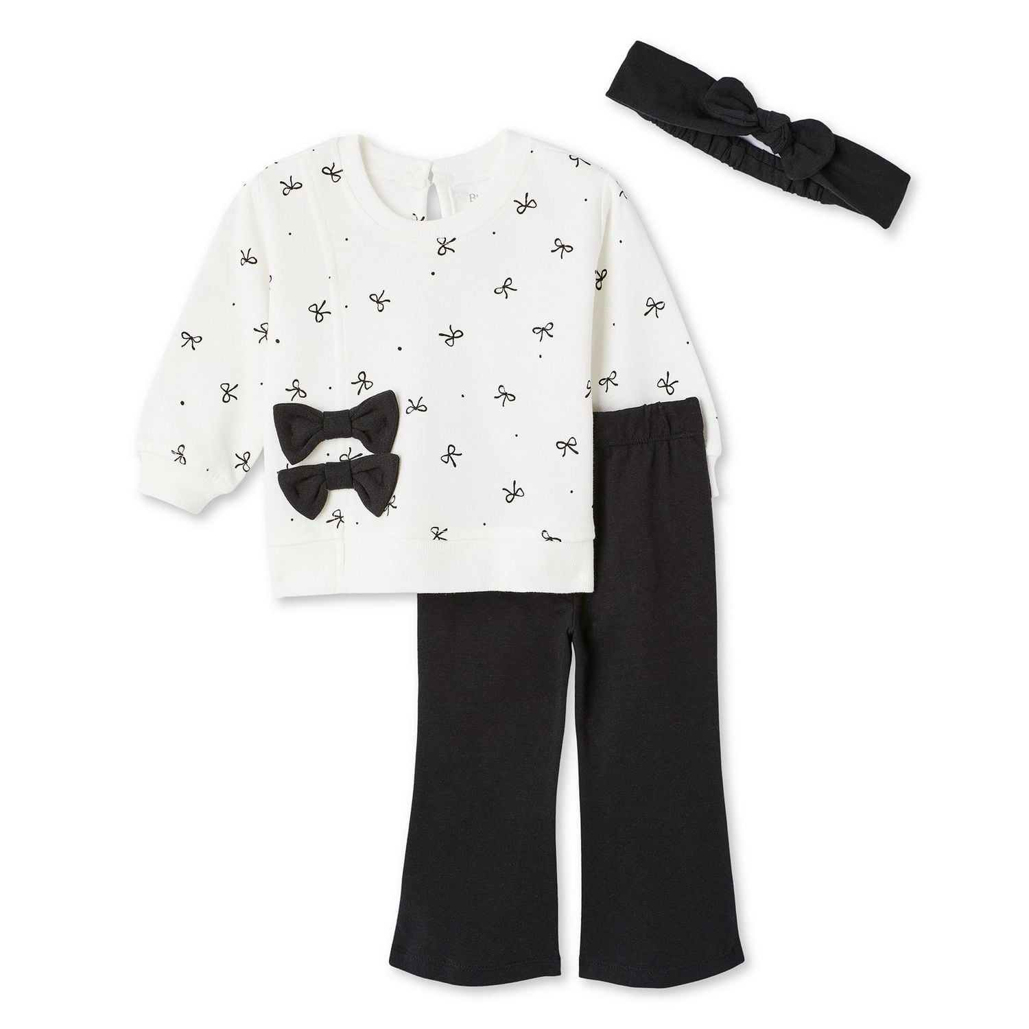 Btween Baby Girls' Fleece 3-Piece Set