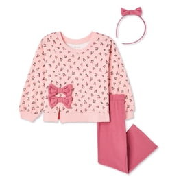 Ensemble 2 Pièces Robe & Cardigan Filles - Imprimé Floral Et Bord Dentelle - 2 à 7 Ans