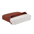 thumbnail image 4 of Classic Accessories Montlake FadeSafe Water-Resistant 59 x 18 x 3 Inch Patio Bench/Settee Cushion, Heather Henna, 4 of 9