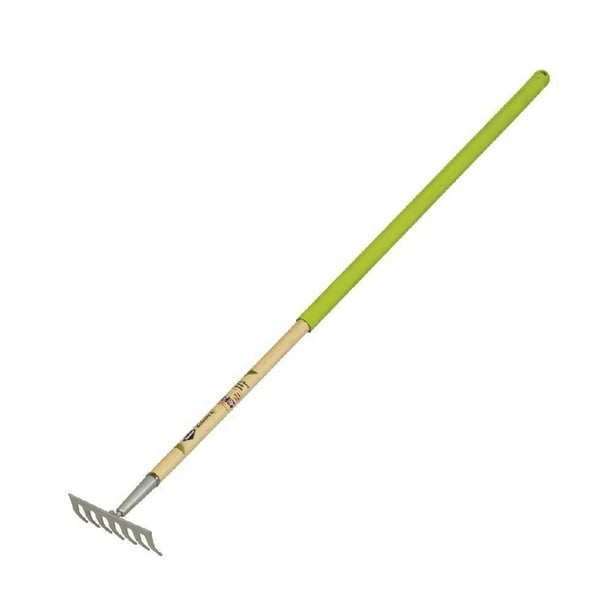 Garant Botanica FLR7L Level Rake, Wood Handle with Cushioned Grip ...