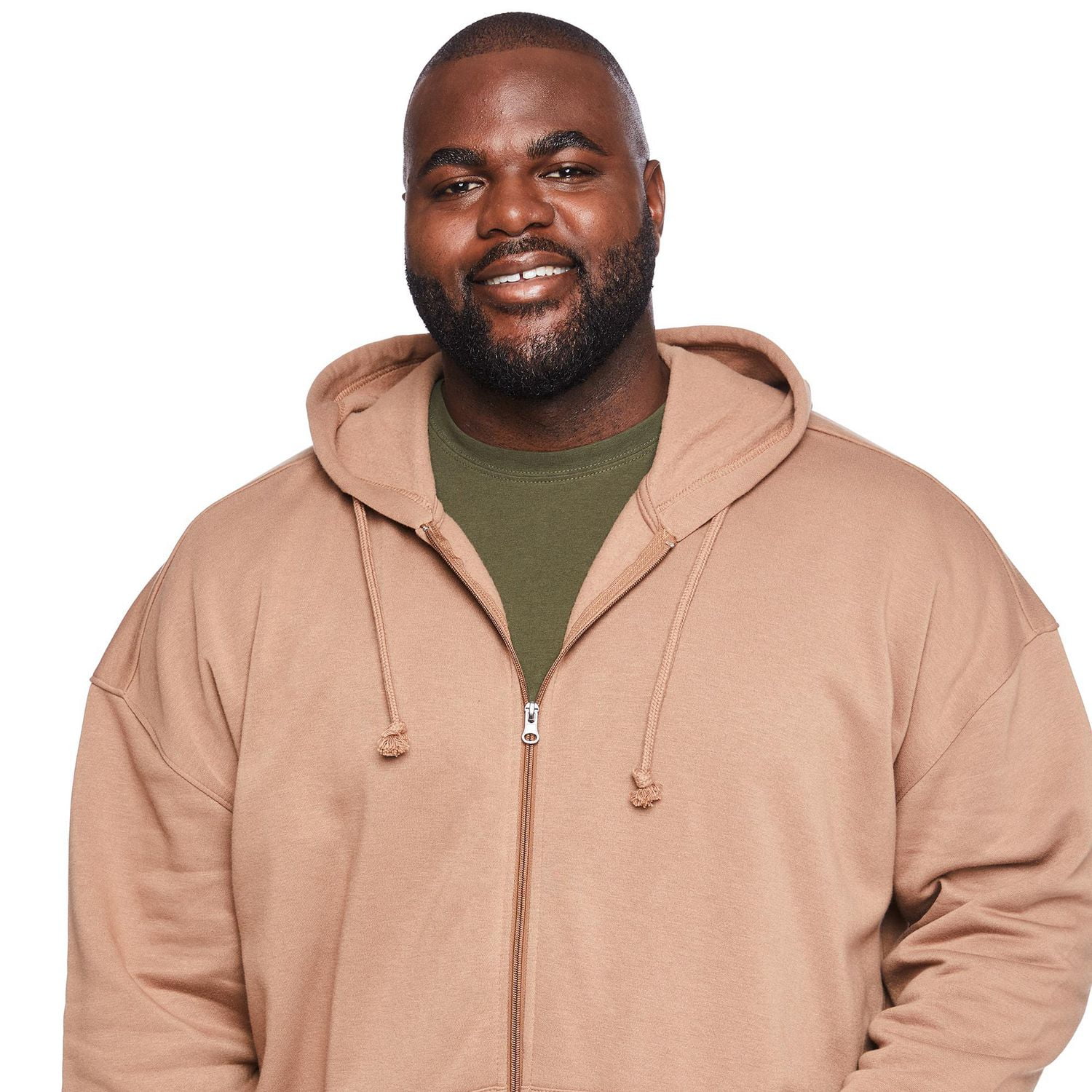 George Big Men's Full-Zip Hoodie, Sizes 3XL-5XL