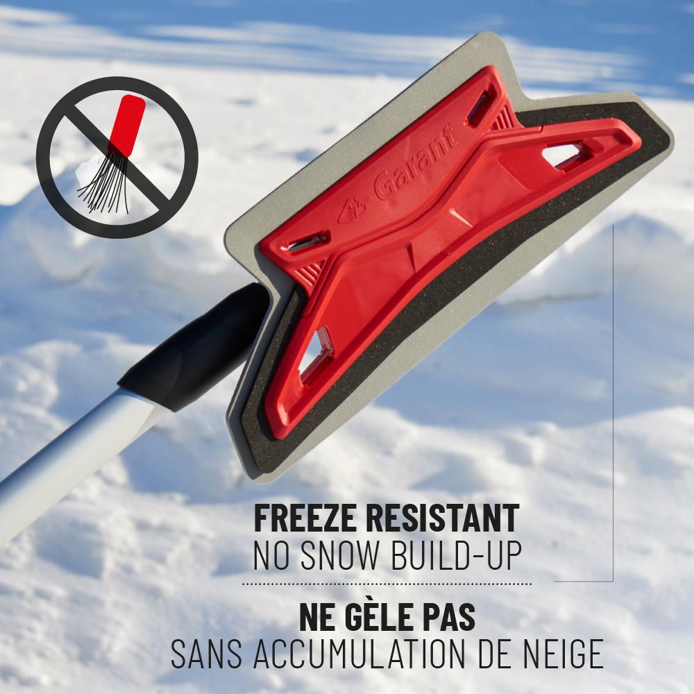 Balayette neige ARCTIC (noir, rouge, Plastique / Aluminium, 412g