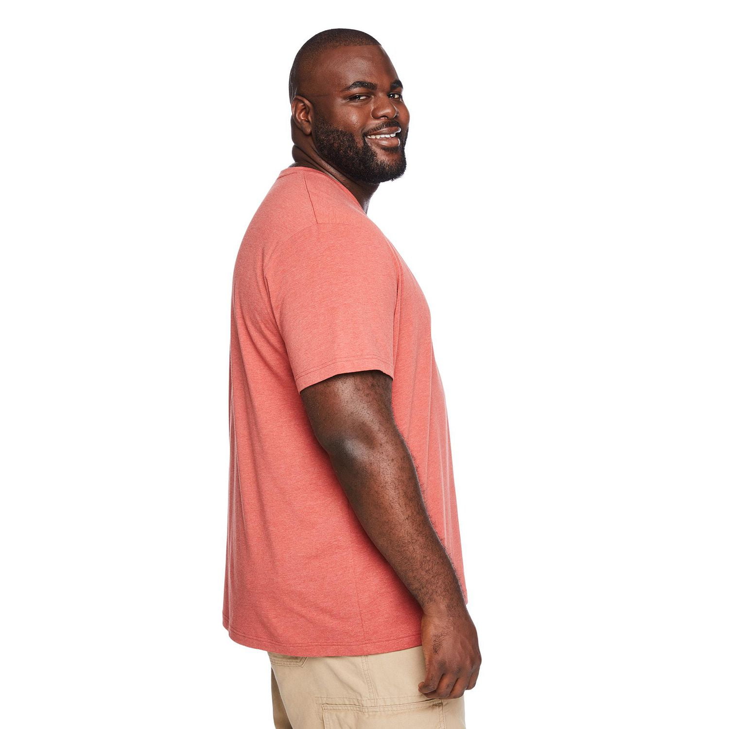 George Big Men's Stretch V-Neckline Tee