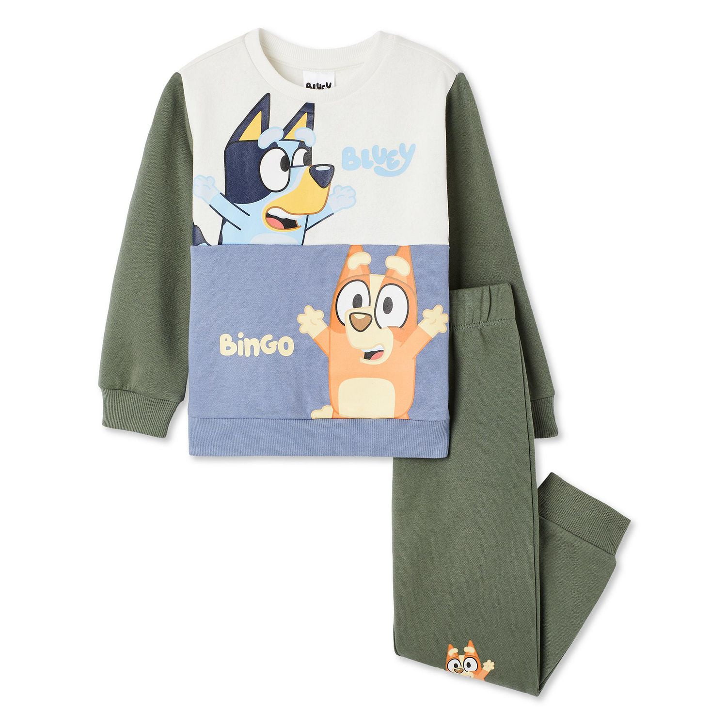 Ensemble 2 pièces avec jogger Bluey pour petits garçons