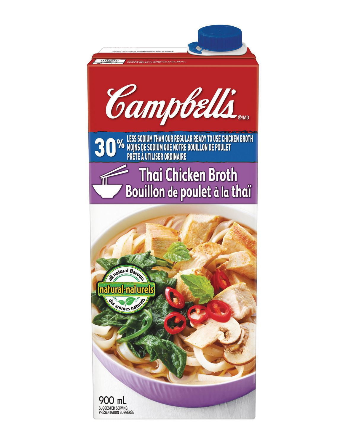 Campbell’s® Thai Chicken Broth with 30 Less Sodium Walmart Canada