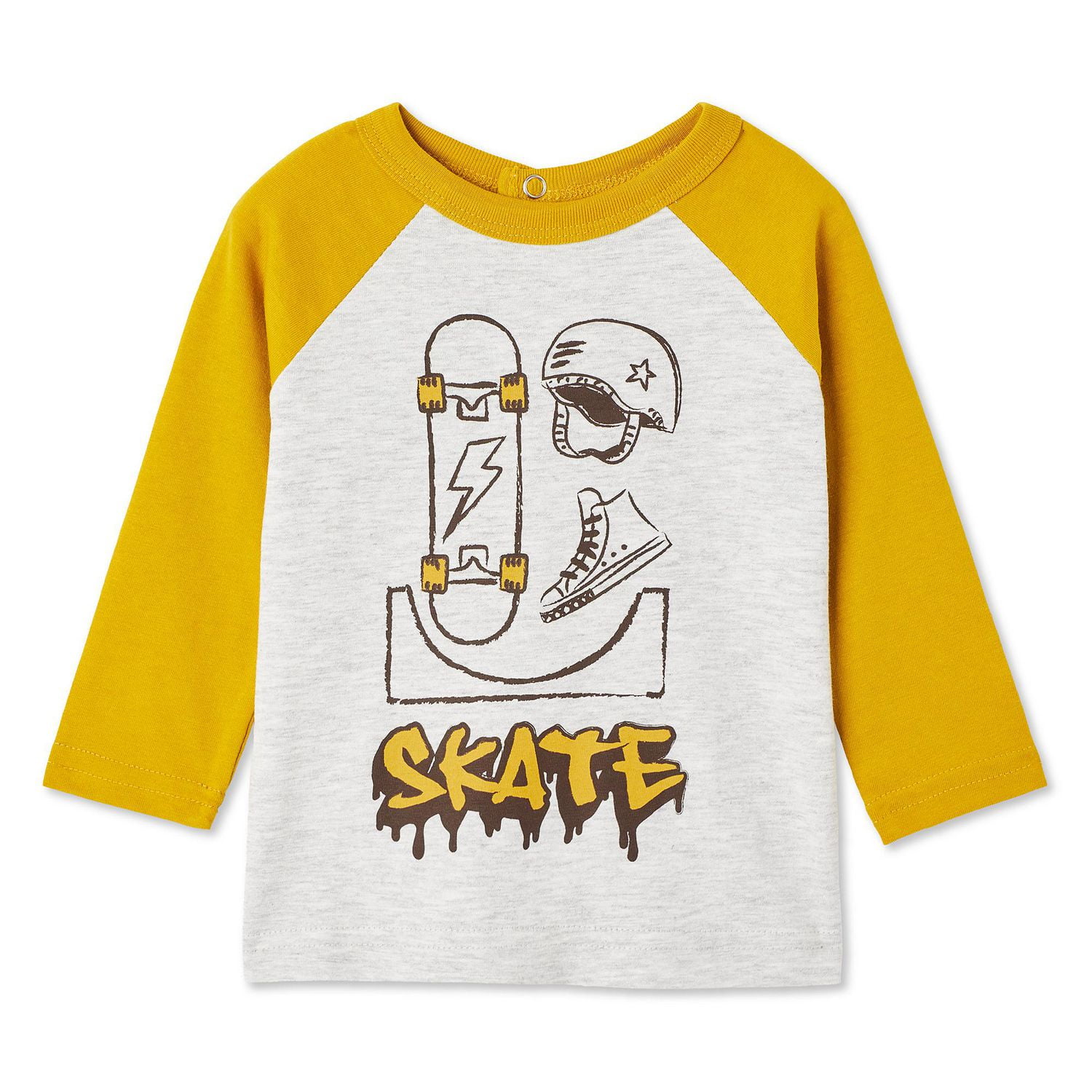 T-shirt à manches raglan avec blocs de couleur George pour bébés garçons Tailles 0-24 mois