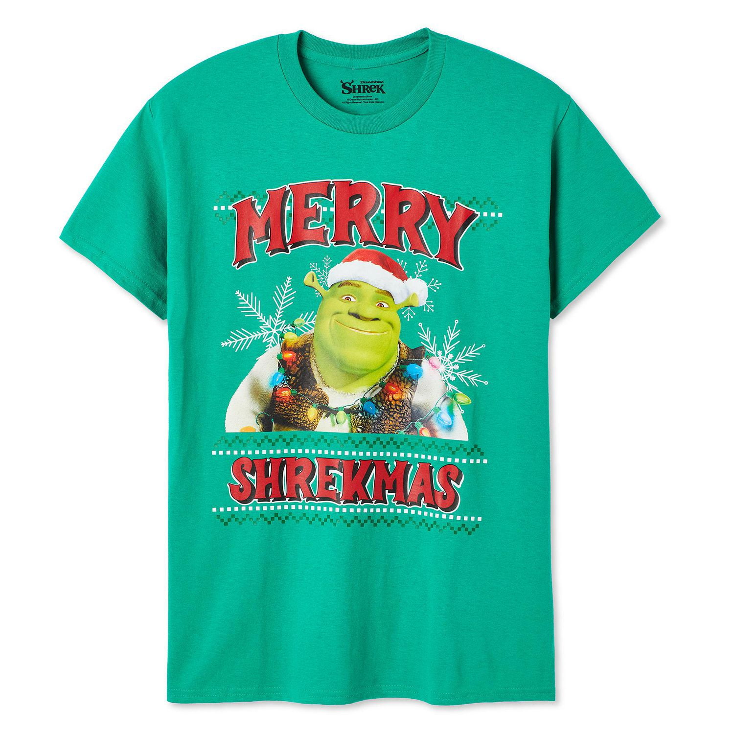 T-shirt à manches courtes Shrek pour hommes Tailles P-TG