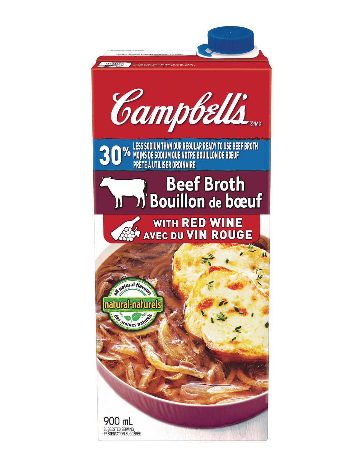 Campbell’s Beef Broth with Red Wine with 30% Less Sodium | Walmart Canada