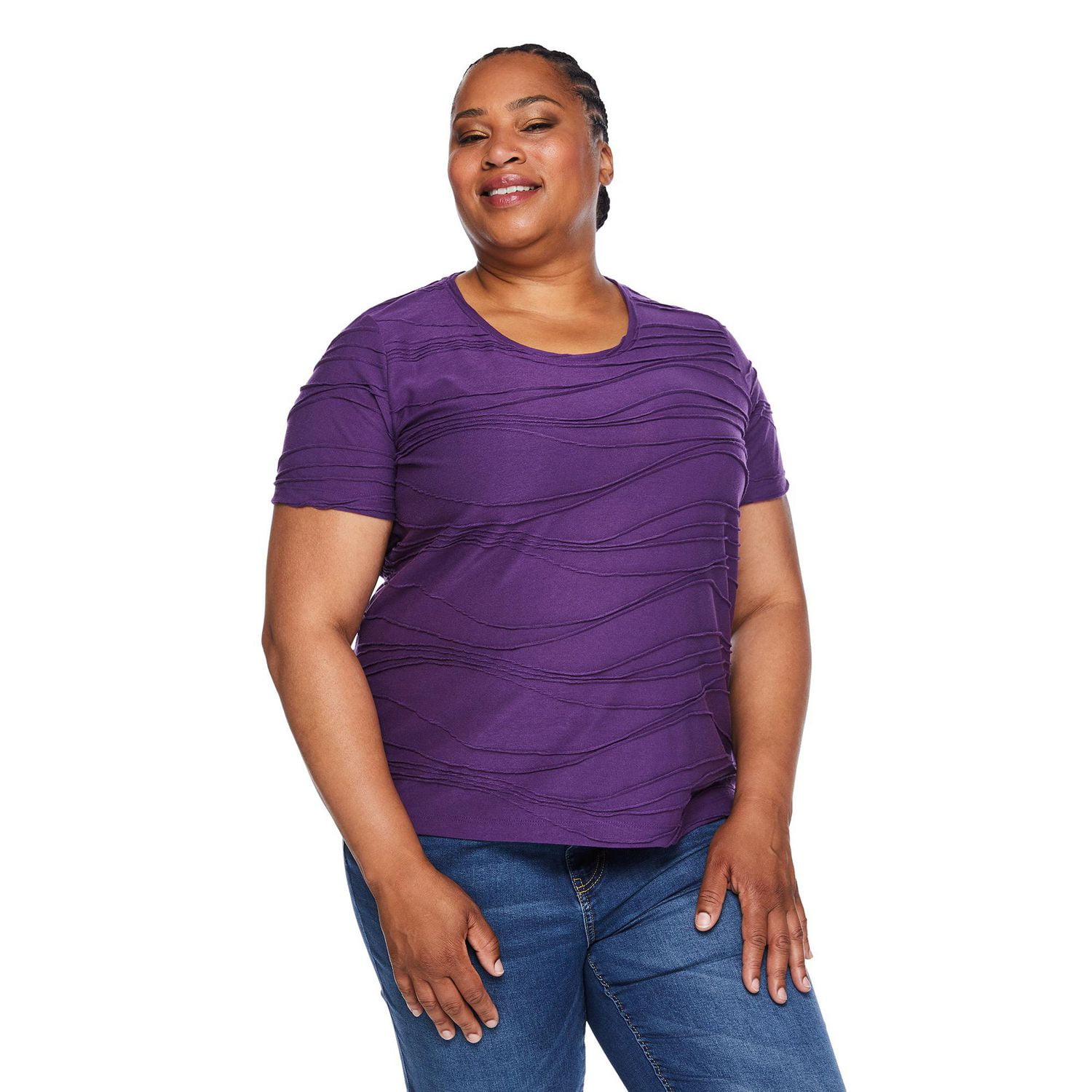 Iyla Women's Plus Ripple Tee